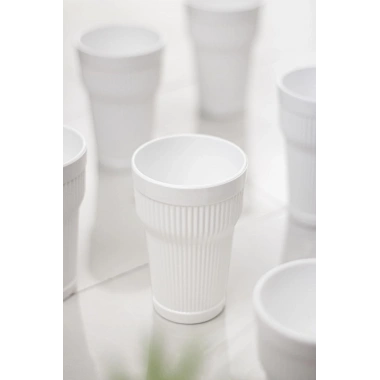 Akrilik Beyaz Tekli Uzun Bardak & Su Meşrubat Bardağı 400 ml ( Cam Değildir )