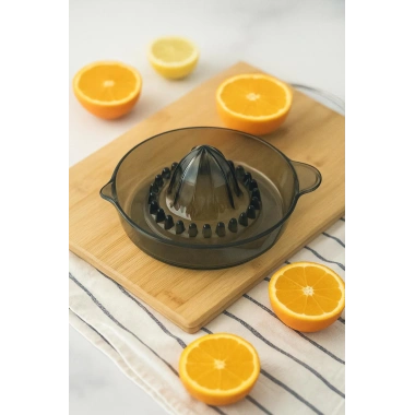 Akrilik Füme Narenciye Limon & Portakal Sıkacağı Pratik Portakal Sıkacağı