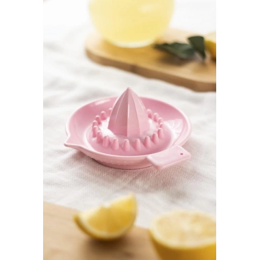 Akrilik Koyu Pembe Limon Sıkacağı Pratik Limon Sıkacağı