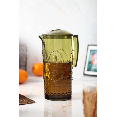 Akrilik Magic 2,3 Lt Koyu Yeşil Sürahi ( Cam Değildir !!! )