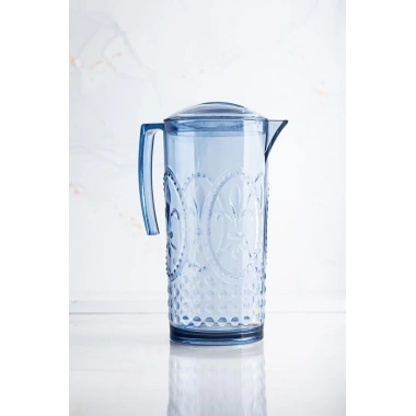 Akrilik Magic 2,3 Lt Lacivert Sürahi ( Cam Değildir !!! )