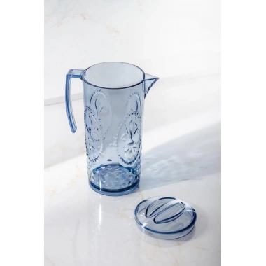 Akrilik Magic 2,3 Lt Lacivert Sürahi ( Cam Değildir !!! )