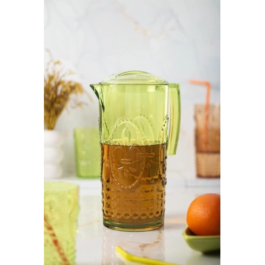 Akrilik Magic 2,3 Lt Yeşil Sürahi ( Cam Değildir !!! )