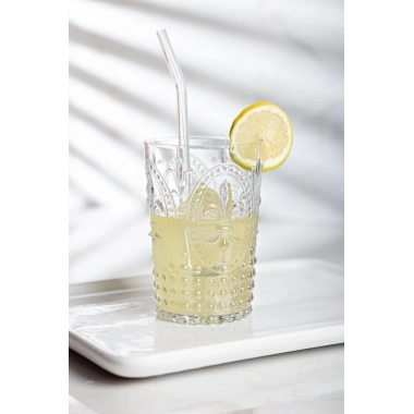 Akrilik Şeffaf 6lı Kısa Bardak & Su Meşrubat Kahve Yanı Bardağı 400 ml ( Cam Değildir )