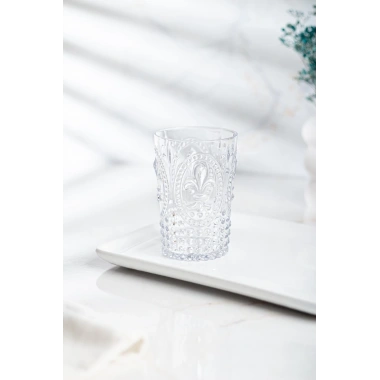 Akrilik Şeffaf 6lı Kısa Bardak & Su Meşrubat Kahve Yanı Bardağı 400 ml ( Cam Değildir )