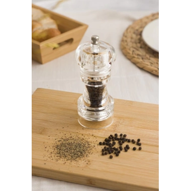 Akrilik Tuz Karabiber Baharat Değirmeni Öğütücü 14 Cm