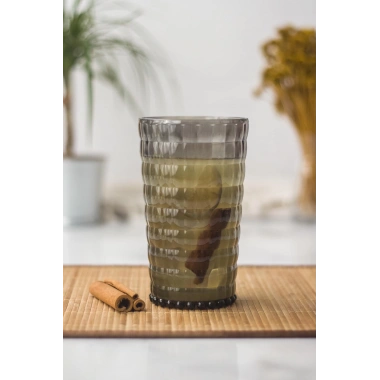 Allegra Füme 6’lı Bardak Seti 750 ml Akrilik Malzeme - Cam Değildir Kırılmaya Dayanıklı