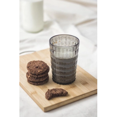 Allegra Füme Akrilik Bardak 6lı Set | 400 ml | Kırılmaya Dayanıklı, Cam Değildir | Su, Meşrubat ve Sunum İçin Uygun