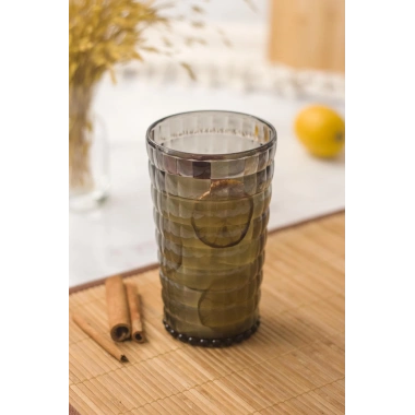 Allegra Füme Bardak - 750 ml Tekli Akrilik Malzeme - Cam Değildir Kırılmaya Dayanıklı