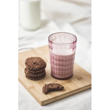 Allegra Mürdüm Akrilik Bardak 6lı Set | 400 ml | Su, Meşrubat, Sunum ve Kahve Yanı İçin | Cam Değildir | Kırılmaya Dayanıklı