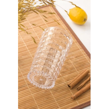 Allegra Şeffaf 6’lı Bardak Seti 750 ml Akrilik Malzeme - Cam Değildir Kırılmaya Dayanıklı