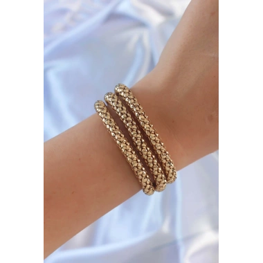 Altın Renk Çoklu Kadın Bileklik