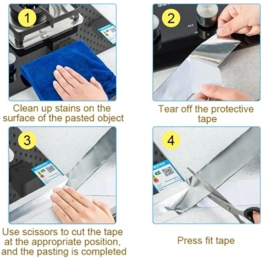 Alüminyum Su Sızdırmaz Yanmaz Bant