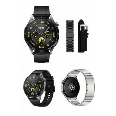 Amoled Ekran 3 Kordonlu Akıllı Saat 5.0 Bluetooth Bağlantılı Android ve İOS Uyumlu