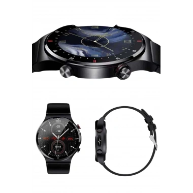 Amoled Ekran Metal Deri Silikon Kordonlu Uyku ve Sağlık Takibi