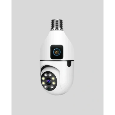 Ampul Tipi WiFi Kamera 2MP Lensli Full HD Görüntü ve Akıllı Hareket Algılama