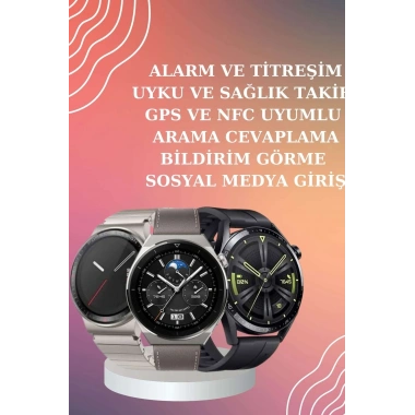 ANC Özellikli Bluetooth Kulaklık ve Amoled Ekran Akıllı Saat Uyku ve Sağlık Takibi Nabız Ölçer