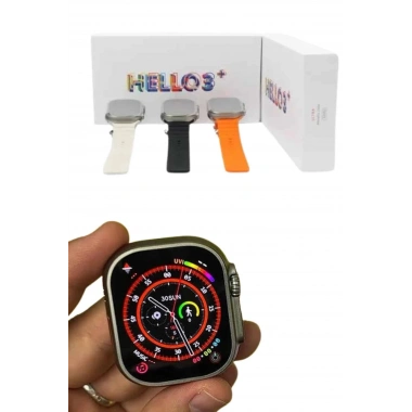 Android ve İOS Uyumlu Uyku ve Sağlık Takibi Yapabilen 3 Kordonlu Akıllı Saat