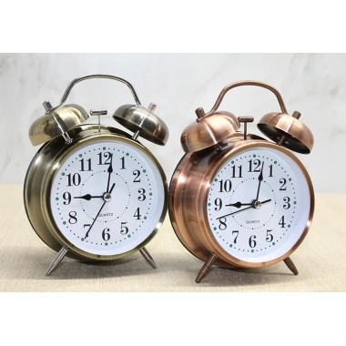 Antik Metal Çalar Saat Model 2