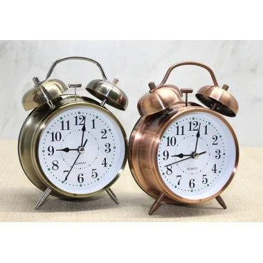 Antik Metal Çalar Saat Model 2