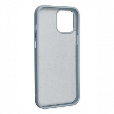 Apple iPhone 12 Pro Max Kılıf Asya Deri Silikon - Sierra Blue