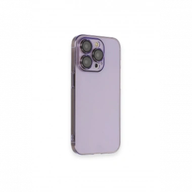 Apple iPhone 13 Pro Kılıf Armada Lensli Kapak - Lila