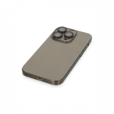 Apple iPhone 13 Pro Kılıf Armada Lensli Kapak - Siyah