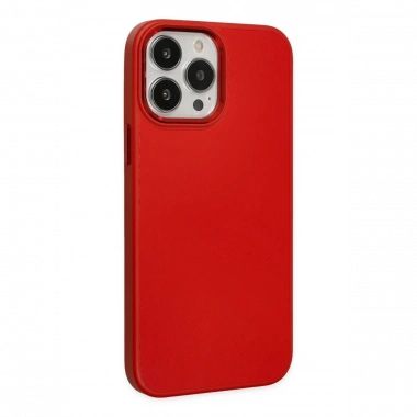 Apple iPhone 13 Pro Kılıf Asya Deri Silikon - Kırmızı