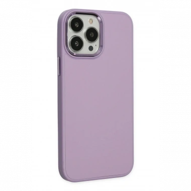 Apple iPhone 13 Pro Kılıf Asya Deri Silikon - Lila