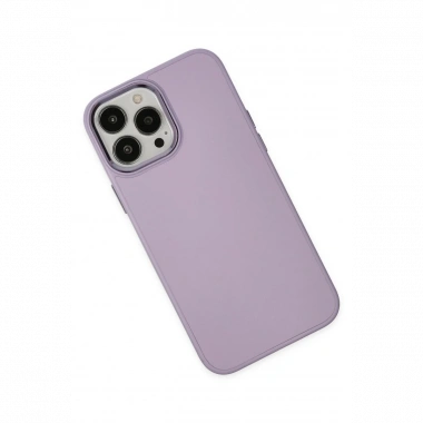 Apple iPhone 13 Pro Kılıf Asya Deri Silikon - Lila