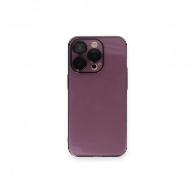 Apple iPhone 13 Pro Max Kılıf Armada Lensli Kapak - Derin Mor