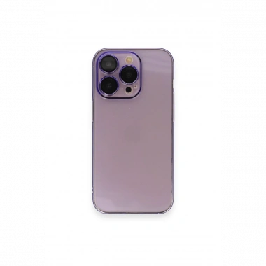Apple iPhone 13 Pro Max Kılıf Armada Lensli Kapak - Lila