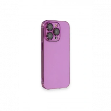 Apple iPhone 13 Pro Max Kılıf Armada Lensli Kapak - Mor