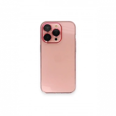 Apple iPhone 13 Pro Max Kılıf Armada Lensli Kapak - Rose Gold