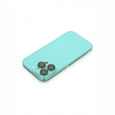 Apple iPhone 13 Pro Max Kılıf Armada Lensli Kapak - Yeşil