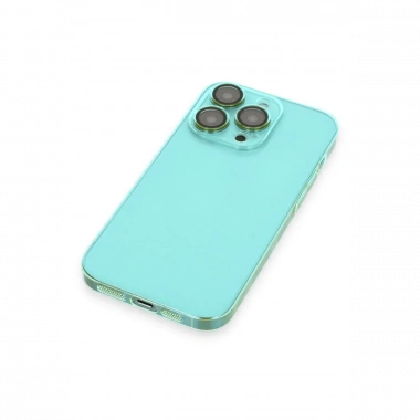 Apple iPhone 13 Pro Max Kılıf Armada Lensli Kapak - Yeşil
