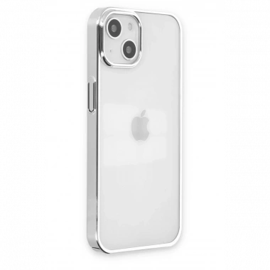 Apple iPhone 14 Plus Kılıf Element Silikon - Gümüş