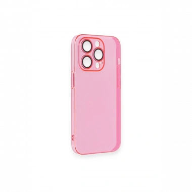 Apple iPhone 14 Pro Kılıf Armada Lensli Kapak - Pembe