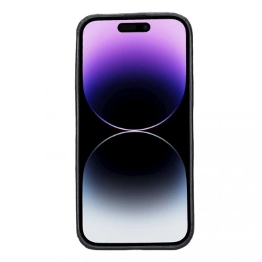 Apple iPhone 14 Pro Max Uyumlu Deri Arka Kapak ROCK RST1