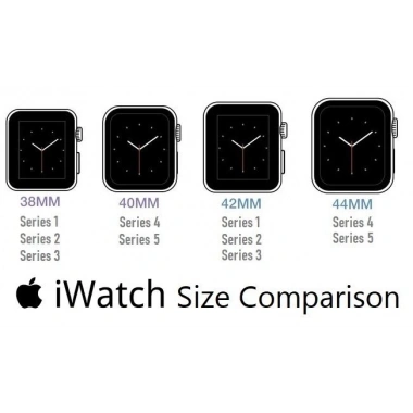 Apple Watch Uyumlu Deri Kordon 42-44-45mm RST1 Siyah