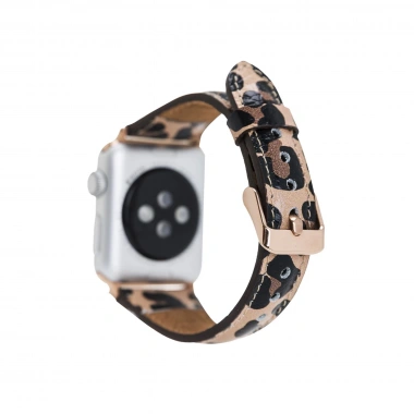 Apple Watch Uyumlu Deri Kordon 42-44-45mm Slim LE02N