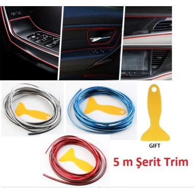 Araba Dekorasyon Şeridi 5 Metre Trim Şeridi (5468)