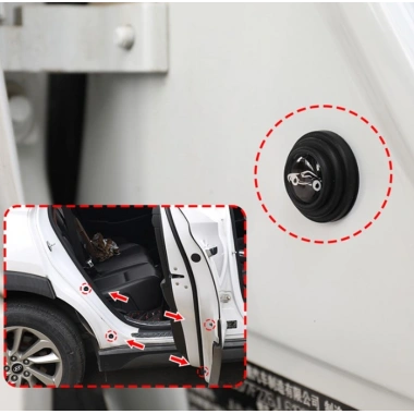 Araba Kapı Ses ve Darbe Emici Pad 10 Adet Siyah (5468)