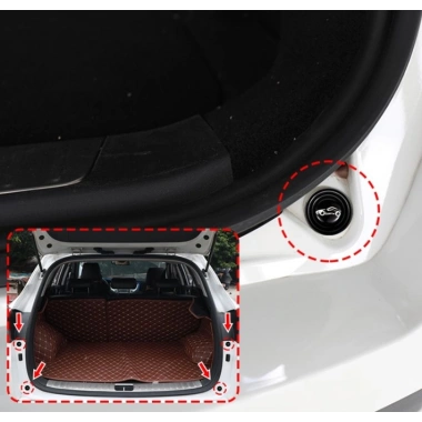 Araba Kapı Ses ve Darbe Emici Pad 10 Adet Siyah (5468)