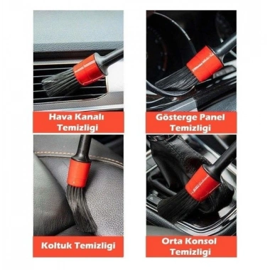 Araba Temizlik Detay Fırçası 5li Set (5468)