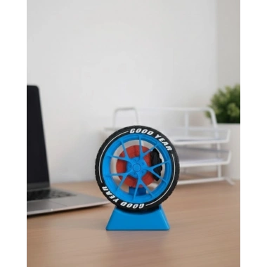 Araba Tutkunlarına Özel Jant Tasarımlı Masa Dekoru