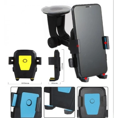 Araç İçi Cam ve Torpido Vantuzlu Telefon Tutucu (5468)