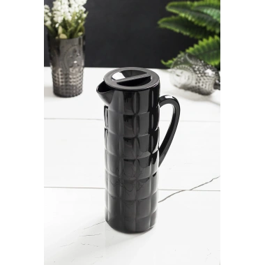 Arkilik Allegra 1,5 Lt Siyah Sürahi (Buzdolabı Kapak Rafına Sığar)