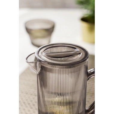 Arkilik Barok 1,5 Lt Füme Sürahi (Buzdolabı Kapak Rafına Sığar)