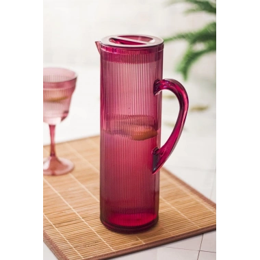 Arkilik Barok 1,5 Lt Mürdüm Sürahi (Buzdolabı Kapak Rafına Sığar)